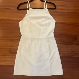 French Connection White Sleeveless Dress Size 6